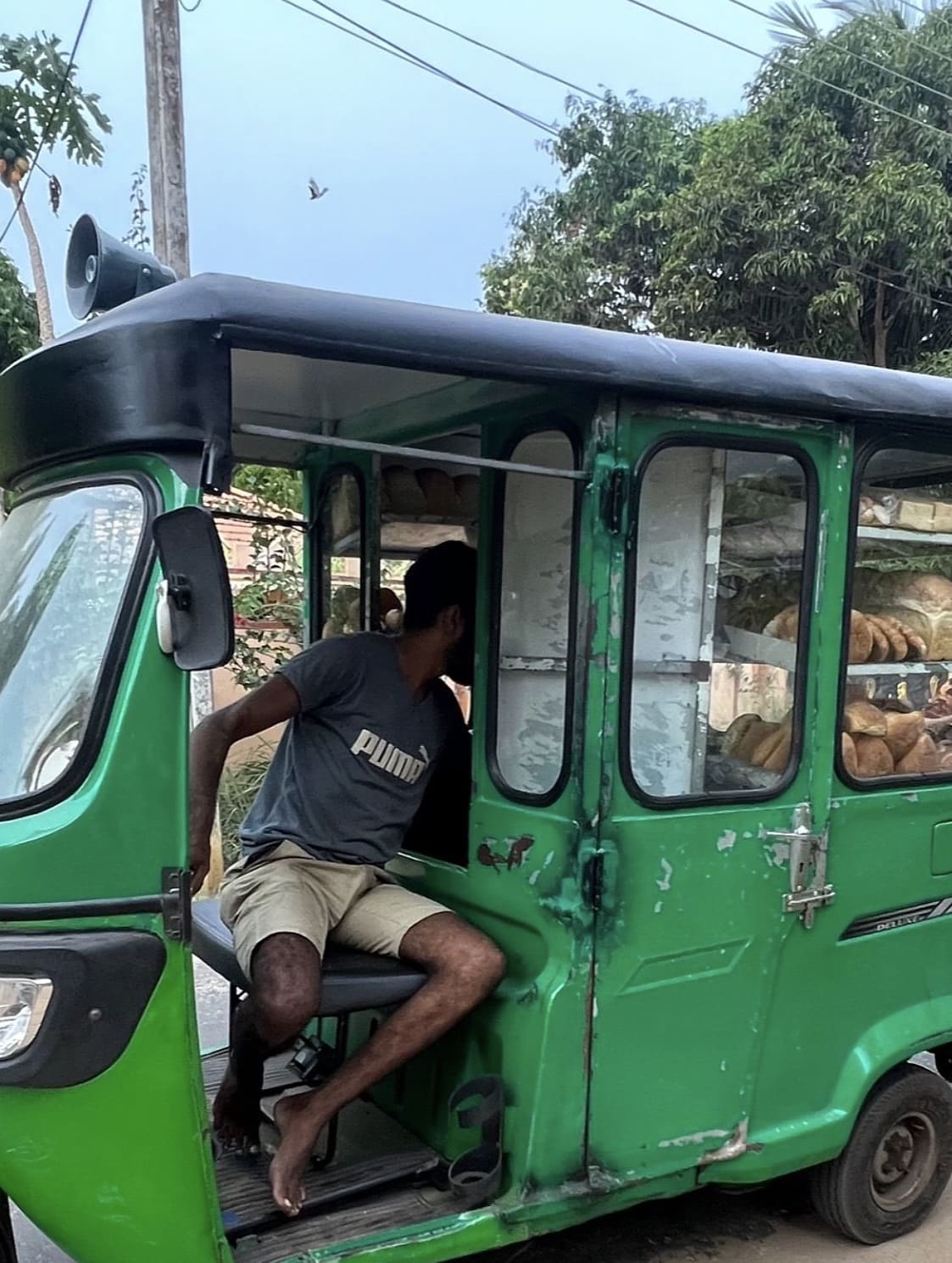 picture of a auto bunis, a traditional Tamil vehicle used for selling foods