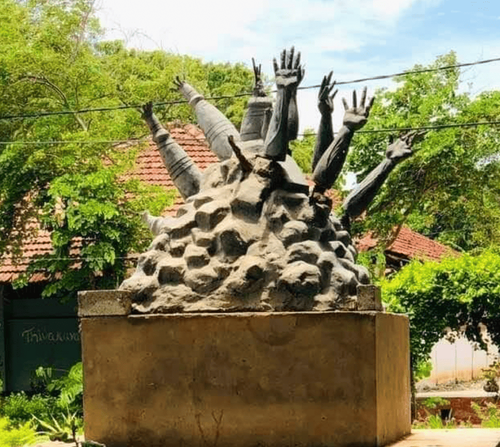 Mullivaikkal Memorial, a poignant site in Jaffna, Sri Lanka